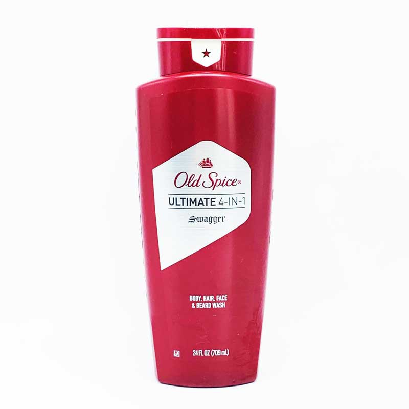Dầu gội, xả, tắm, cạo râu o.l.d. spice ultimate 4in1 swagger body, hair, face, beard wash của mỹ chai 709ml
