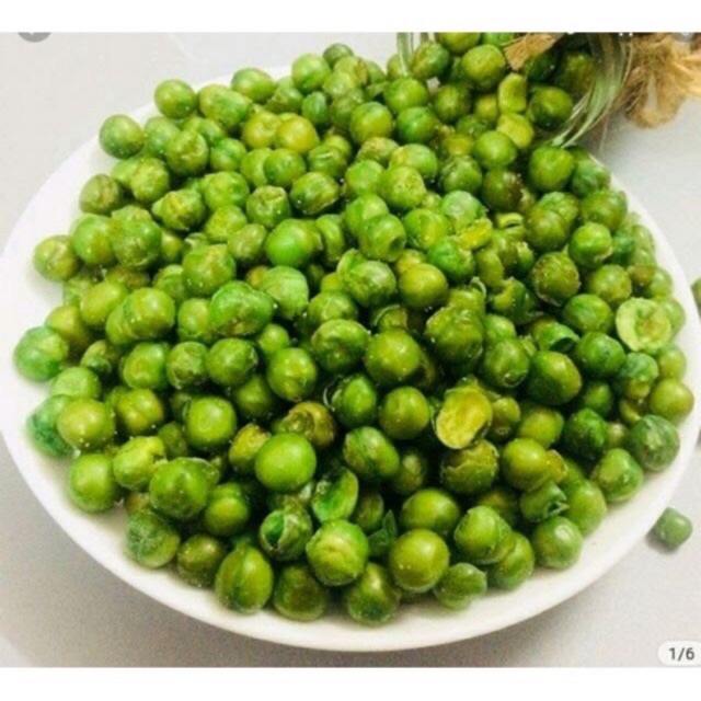 1kg đậu hà lan rang muối sấy giòn bao từng hạt