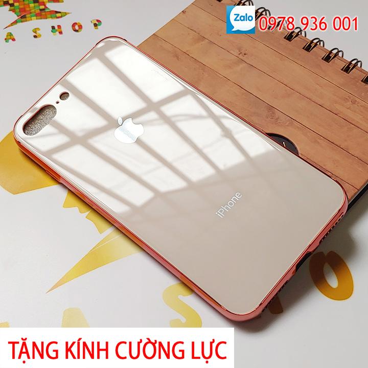 Ốp lưng iphone 7 plus - iphone 8 plus lưng kính cao cấp