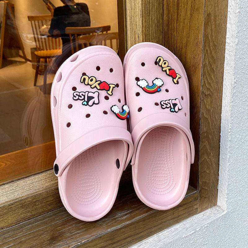Dép sục cross cá đi mưa đi trong nhà nhiều màu, tặng 6 sticker siêu kute