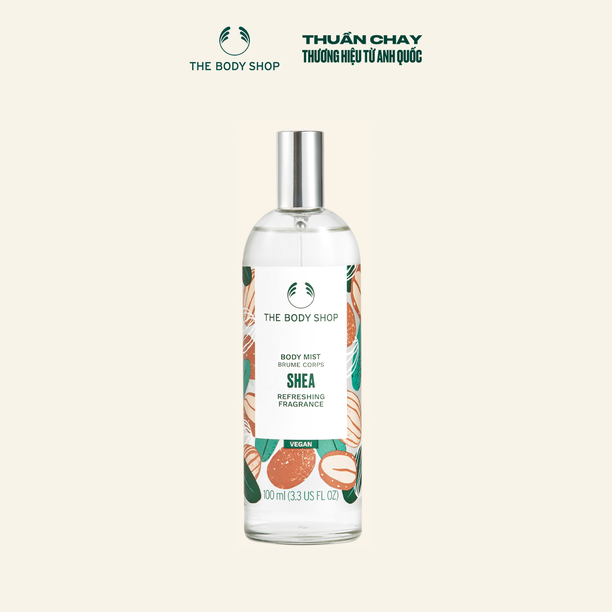 Xịt Toàn Thân Shea Body Mist 100ML The Body Shop