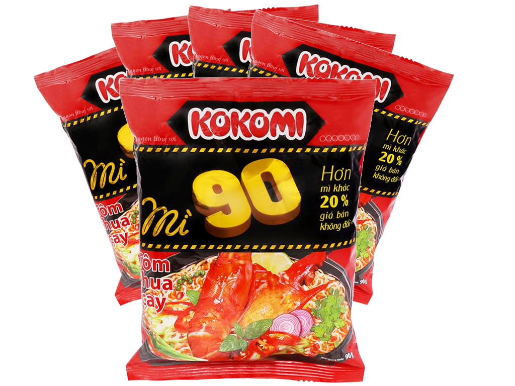 Mì Kokomi đại 90 Tôm chua cay