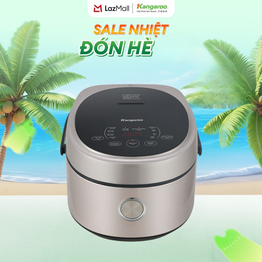 [Xả kho giá sốc] Nồi cơm điện tử Kangaroo 1.8 lít KG18DR12 - HÀNG CHÍNH HÃNG