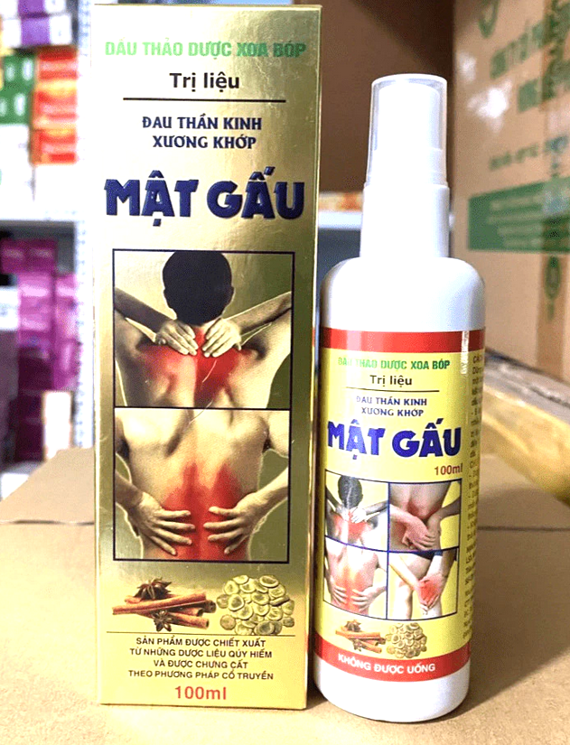 Herbal Massage Oil, Bear Bile Nerve Oil, Reduces Bone Pain, Neck and Shoulder Pain, Numbness in Limbs, Clears Meridians Bods