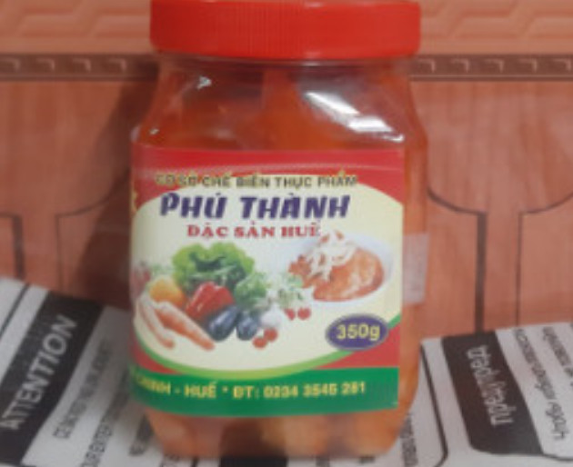 Tôm chua phú thành tôm nõn 350g - đặc sản huế