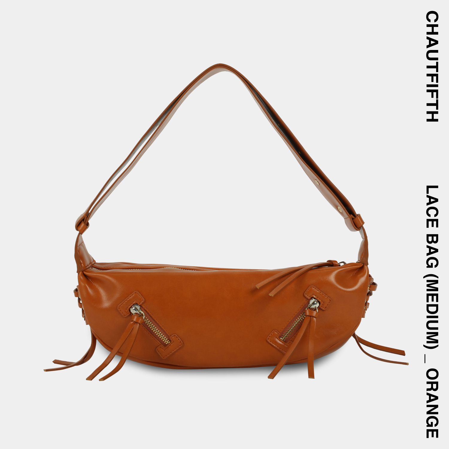 Túi xách lace bag size lớn màu cam - chautfifth
