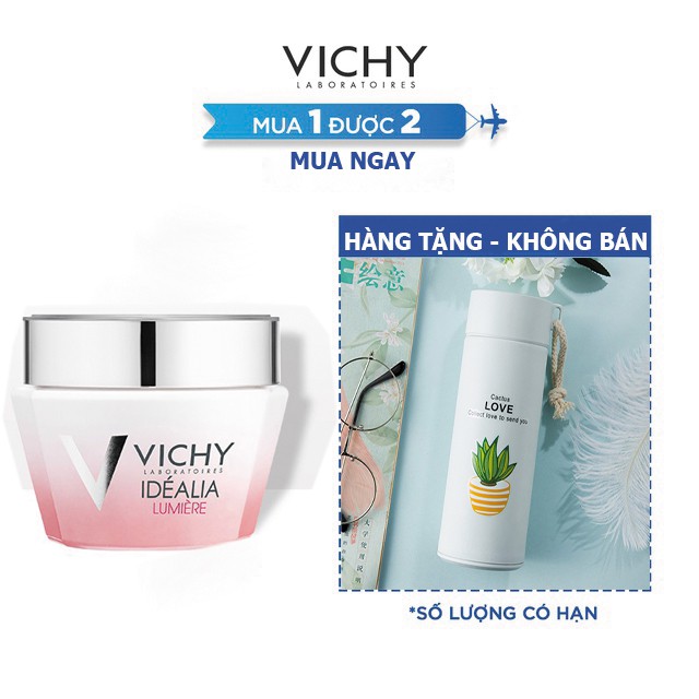 Kem Dưỡng Da Trắng Hồng Căng Mọng Ban Ngày Vichy Ideal Lumiere Day Cream 50ml