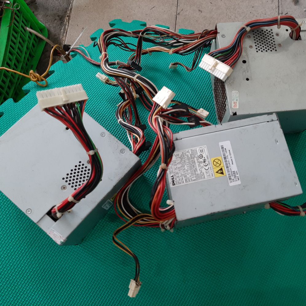 Nguồn máy bộ Dell zin rã máy 12v 16a 18a nặng 1kg7, N525E sài tốt. 589nhattao