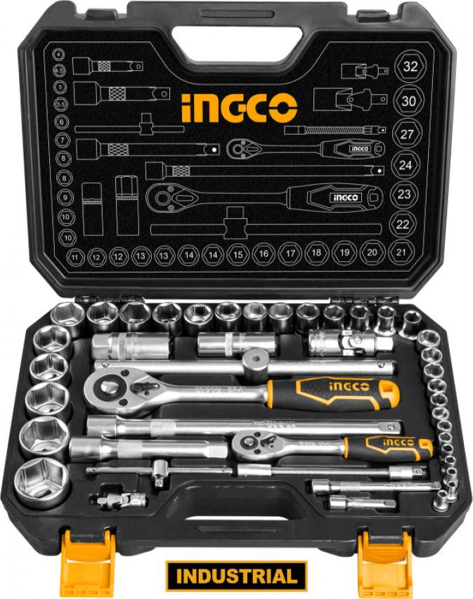1/2inch và 1/4inch bộ tuýp 44 chi tiết ingco hkts42441