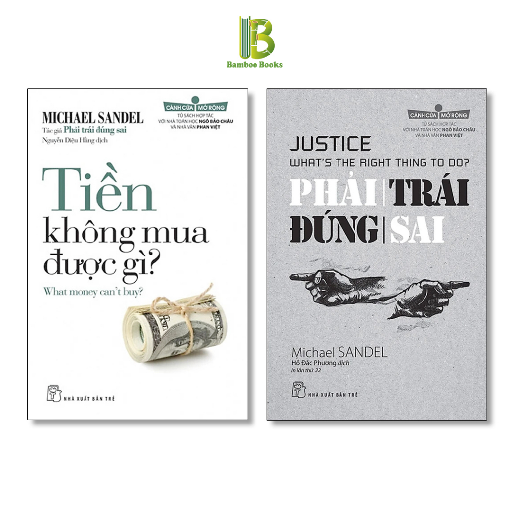 Combo 2 cuốn: tiền không để làm gì + phải trái đúng sai
