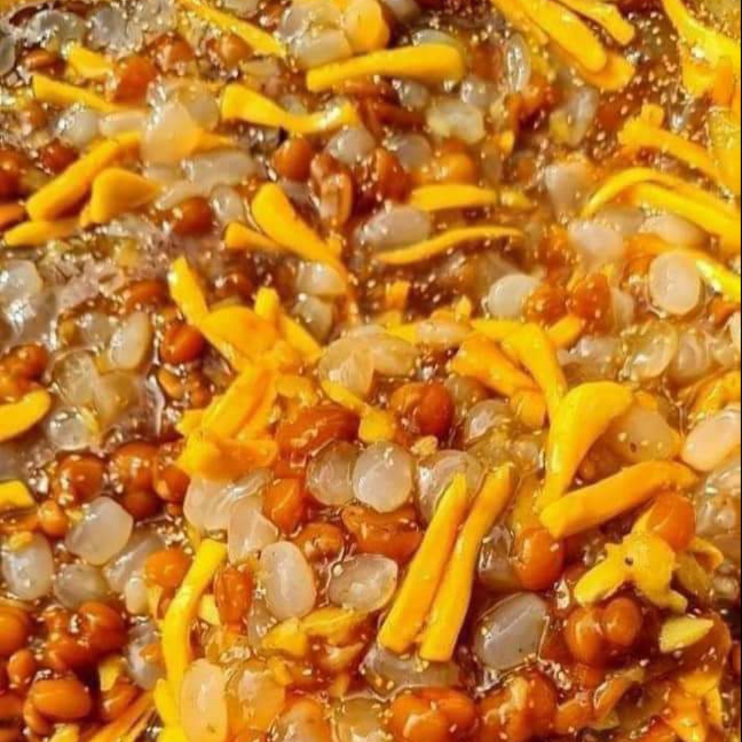 Hủ 900gr Me hạt dẻo rim khóm đác mít mè rang tặng kèm đậu phộng