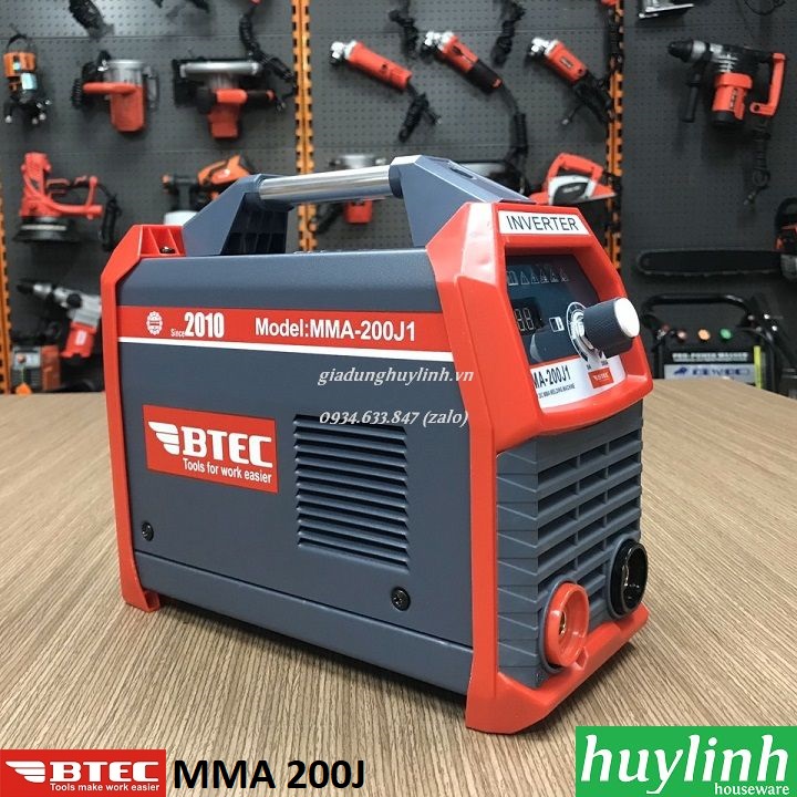 Máy hàn que điện tử btec mma 200j1