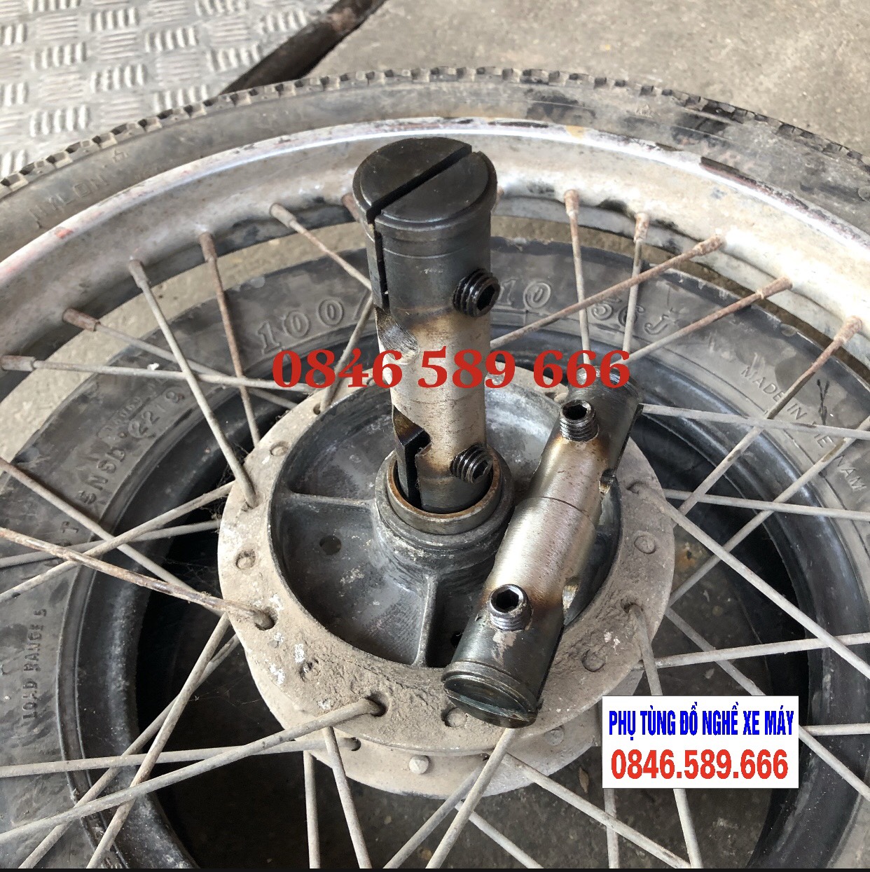 Bộ vam nở tháo áo bi bạc đạn bị vỡ bộ 2 cây