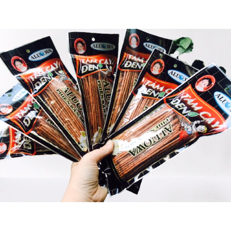 [Lấy mã giảm thêm 30%]Sét 8 Gói Bim Bim Tăm Cay Đen Ăn Vặt Trở Về Tuổi Thơ