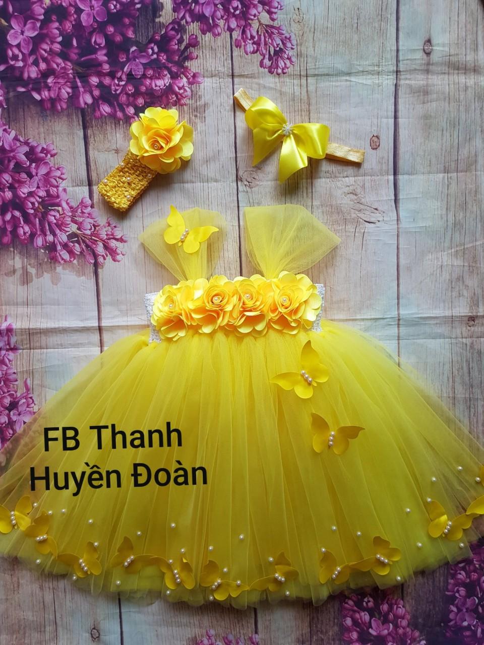 Đầm công chúa tutu Bướm Vàng