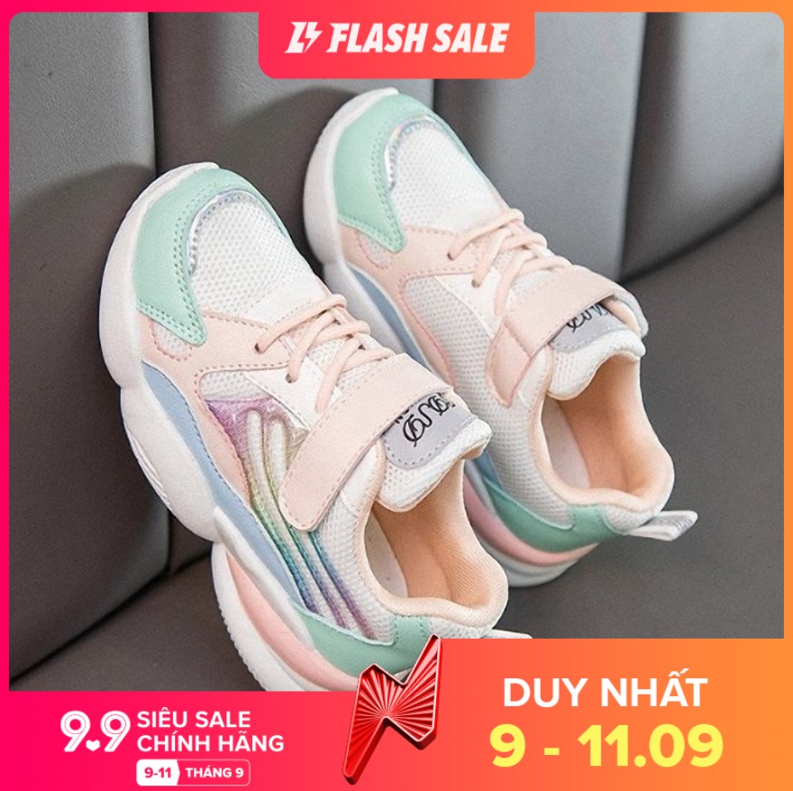 Giày thể thao sneaker bé gái hàn quốc 3 đến 13 tuổi - TG088