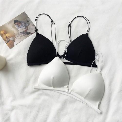 Áo lót cài trước quai mảnh siêu đẹp - áo ngực cài trước tiện dụng - áo bra quai mảnh - áo lót - h3vrg001