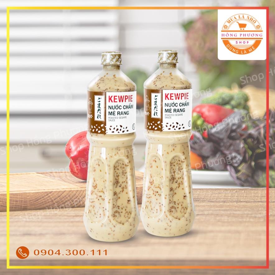 Combo 2 chai chấm mè rang Kewpie 1 lít