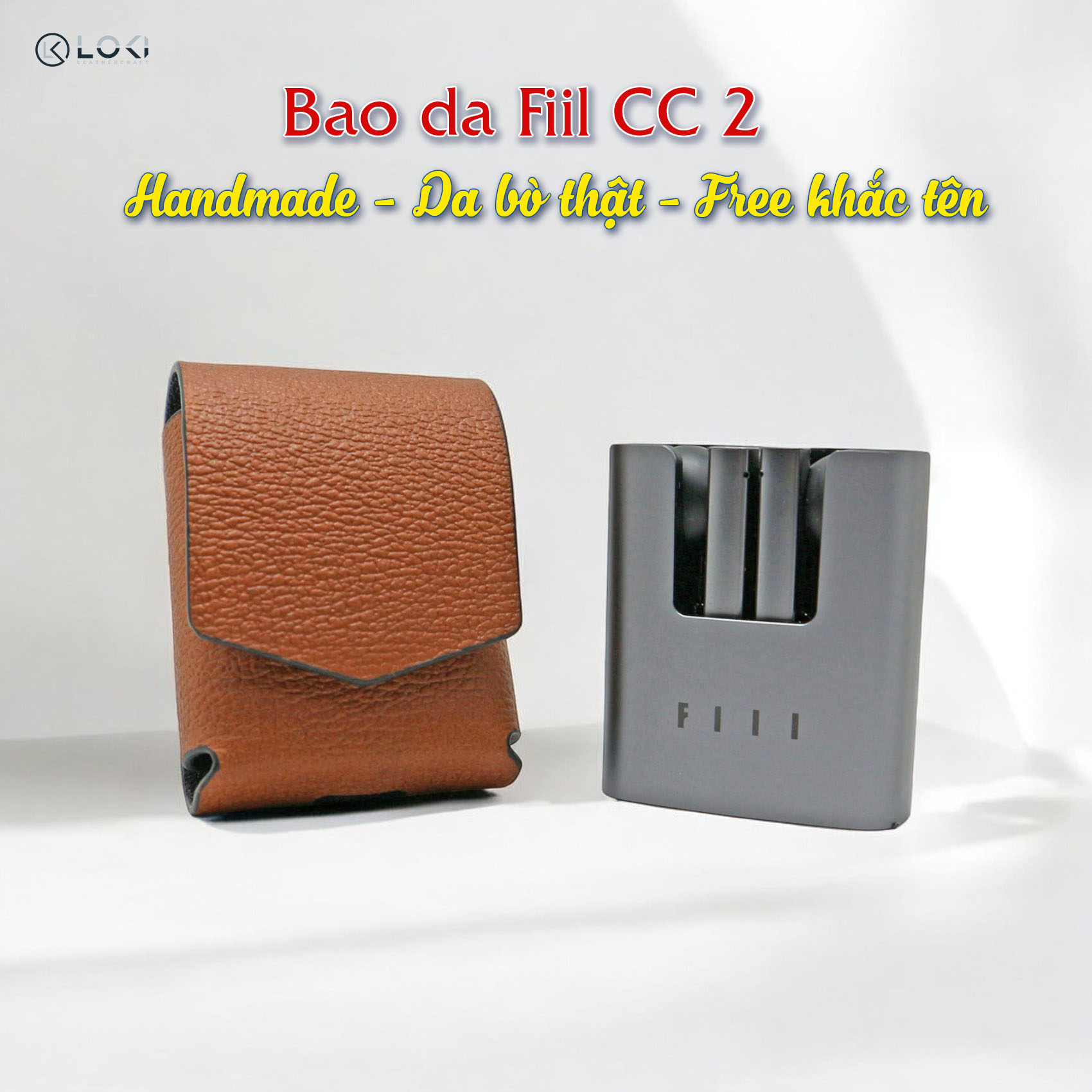 Bao da tai nghe fiil cc2 - loki leather