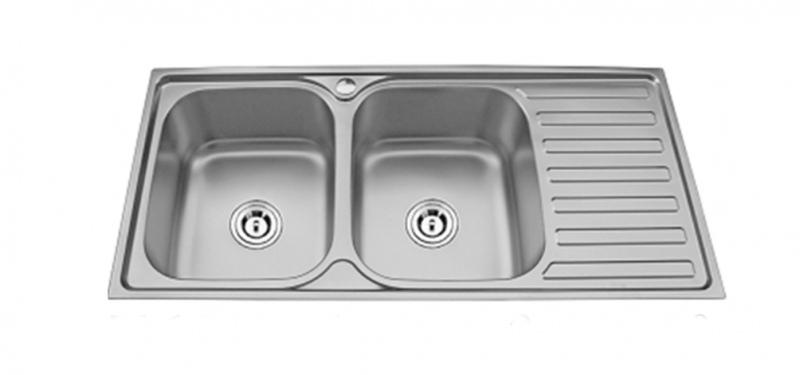 [HCM]CHẬU CHÉN 2 HỌC 1 CÁNH INOX 304