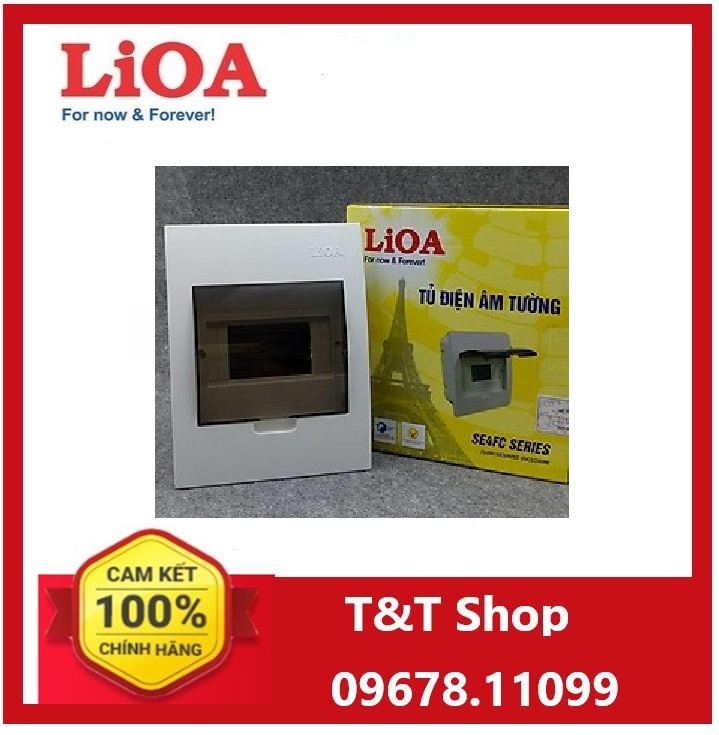 Tủ điện nhựa chứa aptomat Lioa 8-12 át