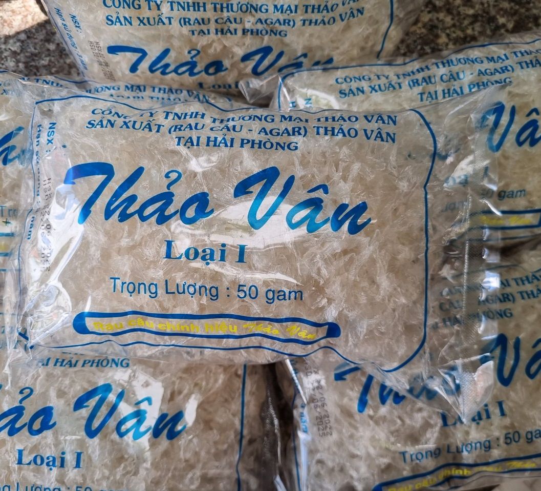 {combo 5gói x 50gr/gói}  Rau câu sợi Thảo Vân, làm món gỏi chạy, mặn, ăn kiêng KETTO, DAST. HSD 2027