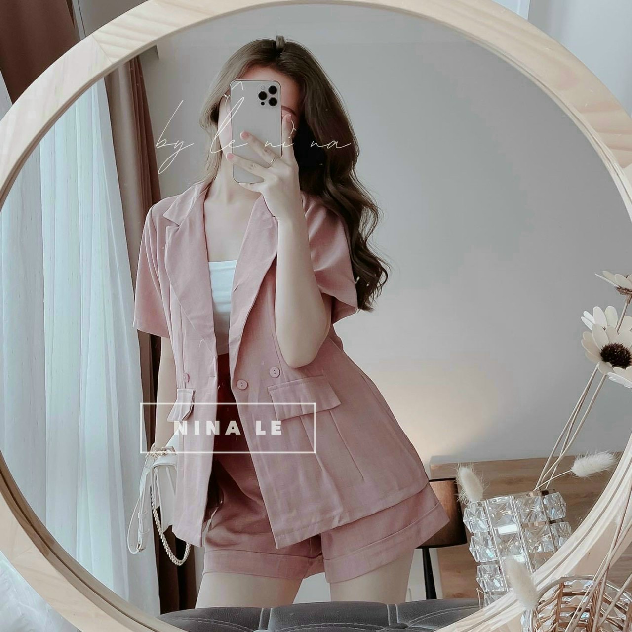 Sét bộ nữ, bộ vest 3 món 3 màu y hình
