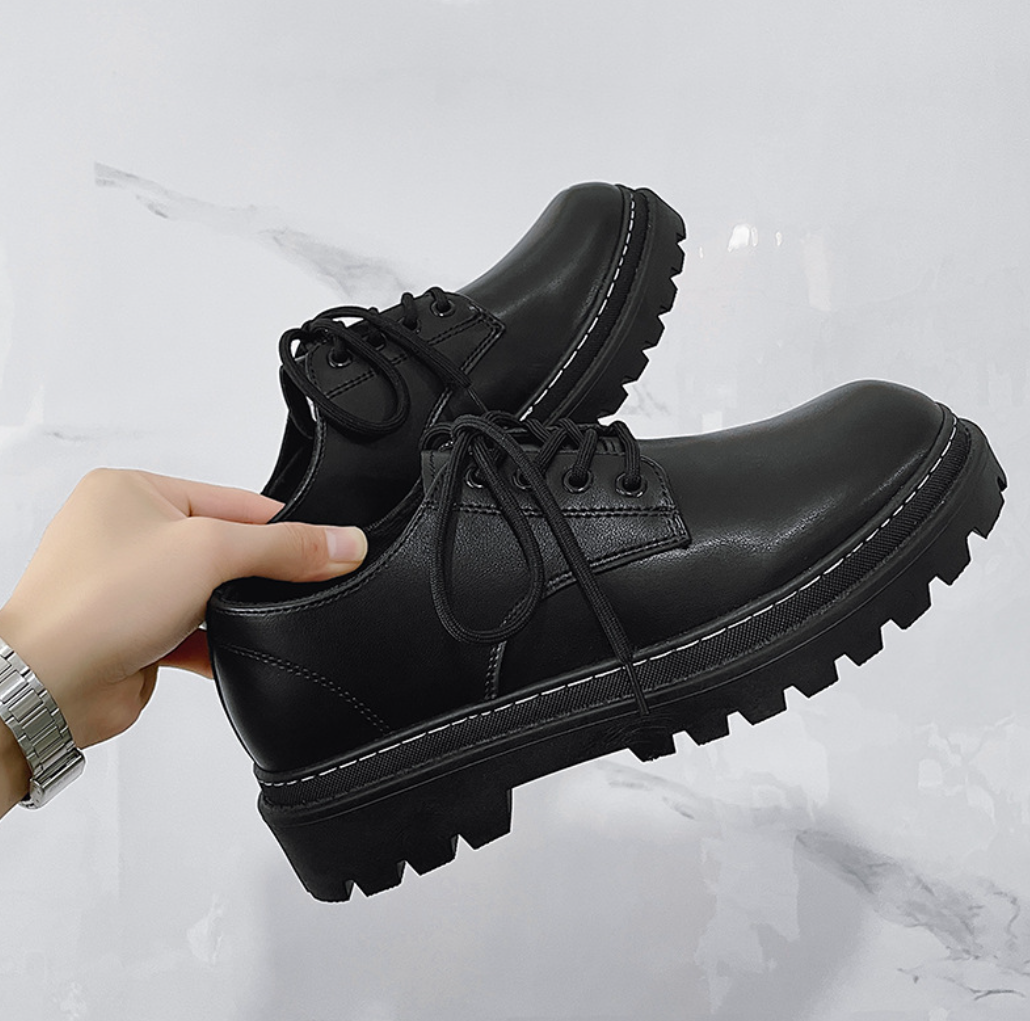 (VIDEO THẬT HÀNG TUYỂN CHỌN) Giày Bốt dr martens Retro thấp cổ đế bằng cao cấp AF05