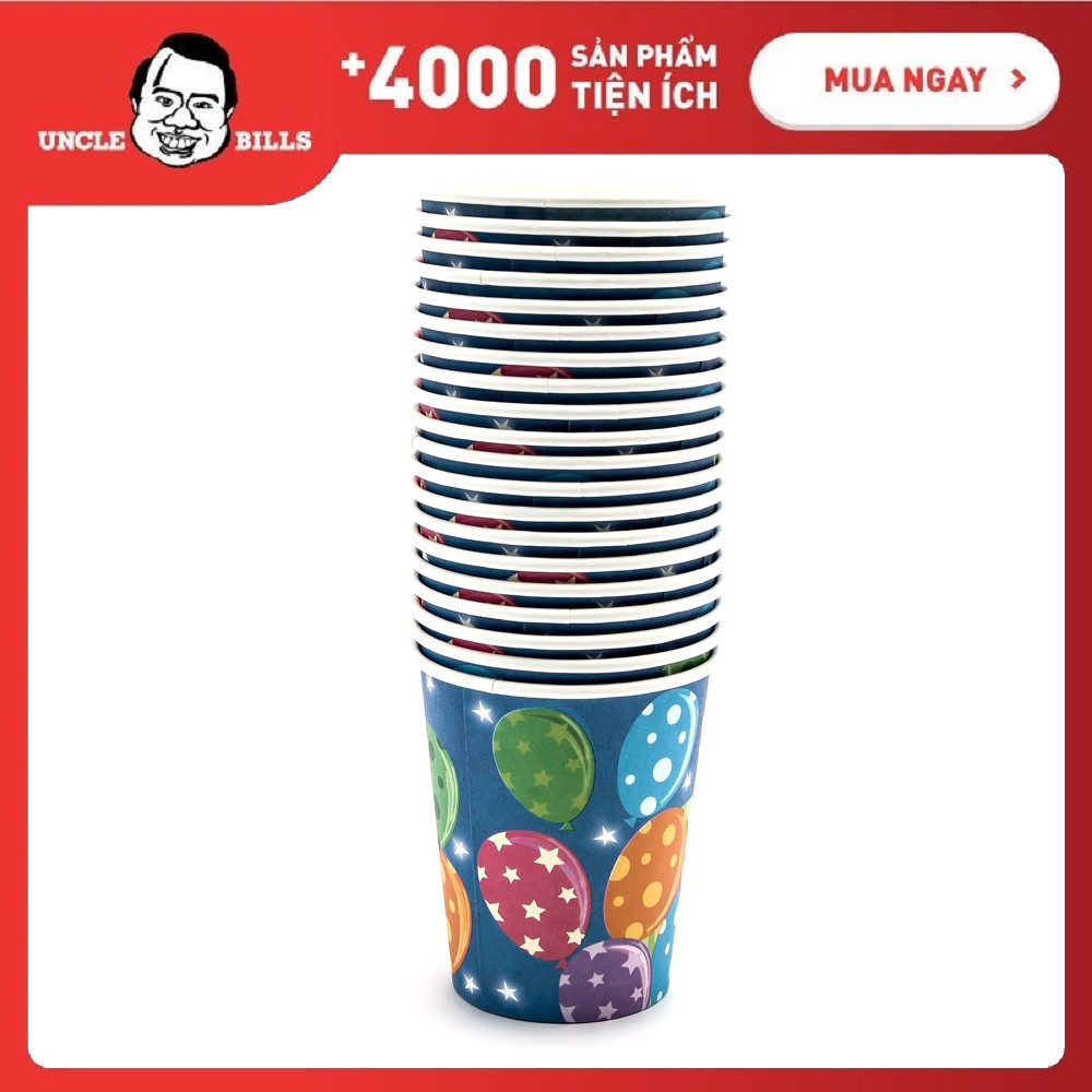 Bộ 20 ly giấy tiệc tùng uncle bills sc0093 0.255l