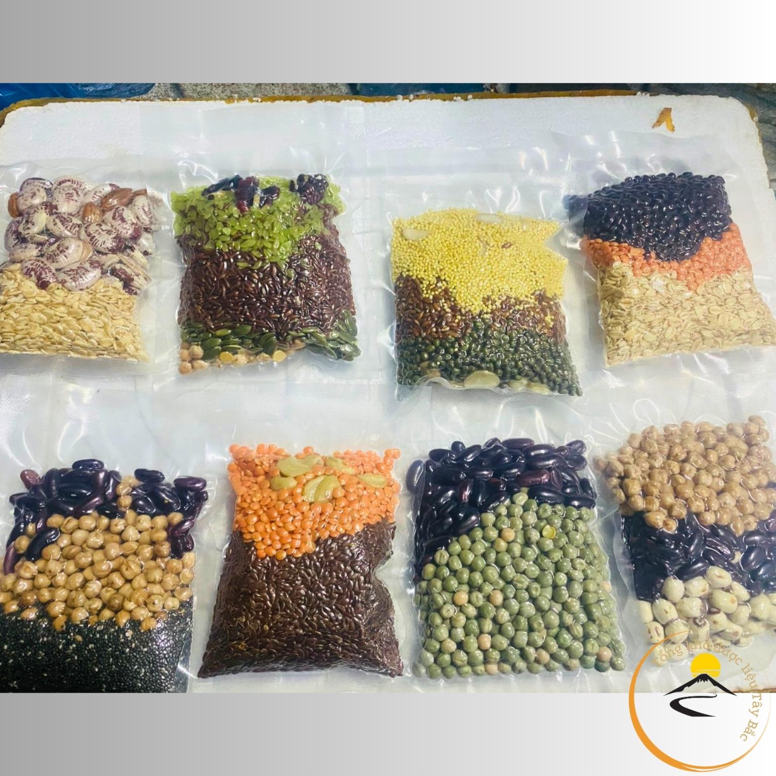 Set hạt làm sữa, nấu cháo, ăn dặm cho bé . Set hạt dinh dưỡng hữu cơ organic mix sẵn nấu sữa hạt, cháo, chè