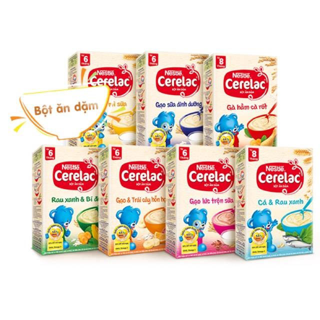 Hot mother and baby products
(ĐỦ VỊ)(Mua 6 hộp tặng bát ăn dặm) Bột ăn dặm Nestle cerelac mẫu mới 200g date 2022