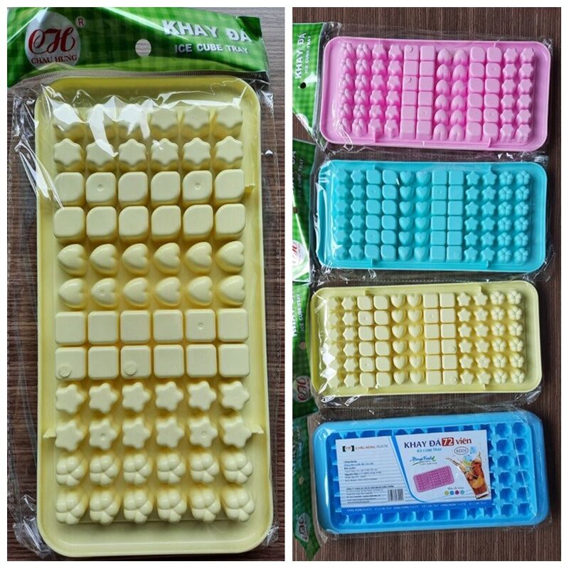 [HCM]Khay Đá Viên 72 Viên , Khay thạch rau câu 72 viên