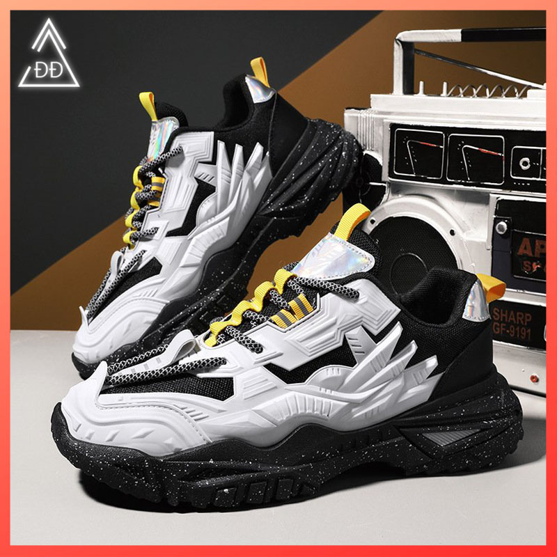Giày sneaker nam trắng đen D943 shop Địch Địch chuyên giày nam đẹp