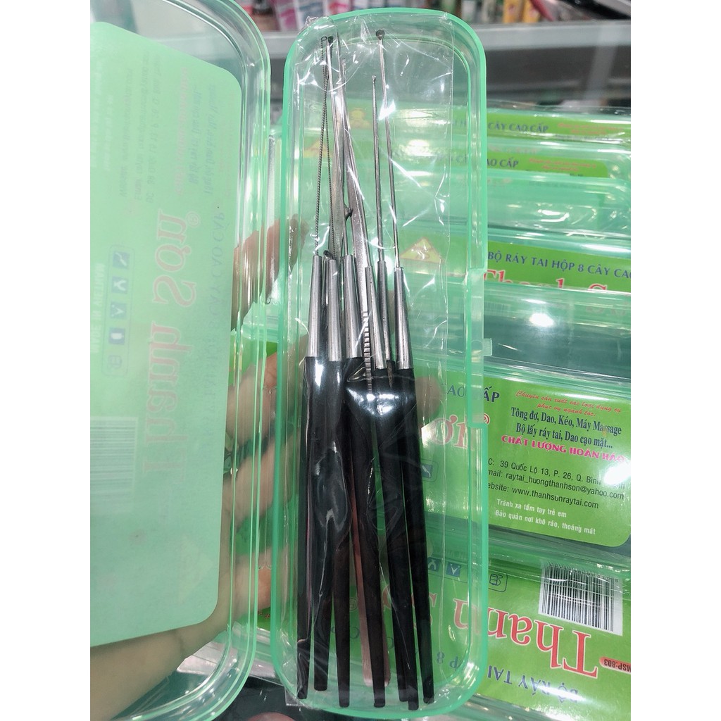 Bộ lấy ráy tai có hộp Thanh Sơn, cam kết hàng đúng mô tả, chất lượng đảm bảo an toàn đến sức khỏe người sử dụng