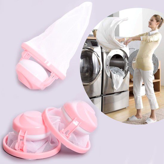 COMBO 3 PHAO LỌC CẶN MÁY GIẶT THÔNG MINH - PHAO LỌC RÁC, LỌC XỞ VẢI VỤN TRONG MÁY GIẶT