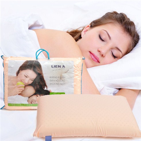 [HCM][ Chính Hãng Liên Á ] Gối Cao Su Oval Liên Á người lớn  cao su thiên nhiên êm ái mềm mại ( Nhiều kích thước )