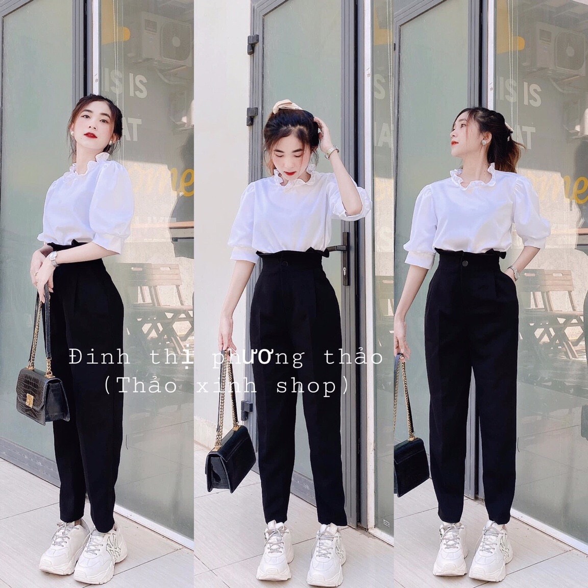 [HCM]Quần Tây Lưng Cao Học Sinh Siêu XịnChất Tuyết Mưa Dày dặn Lưng Cao Qua Rốn-NU