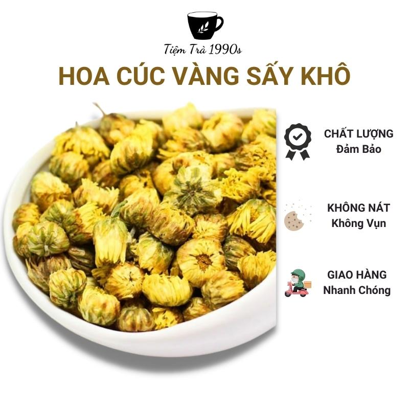 Hoa cúc chi sấy khô trà hoa cúc vàng thanh lọc cơ thể - tiệm trà 1990s