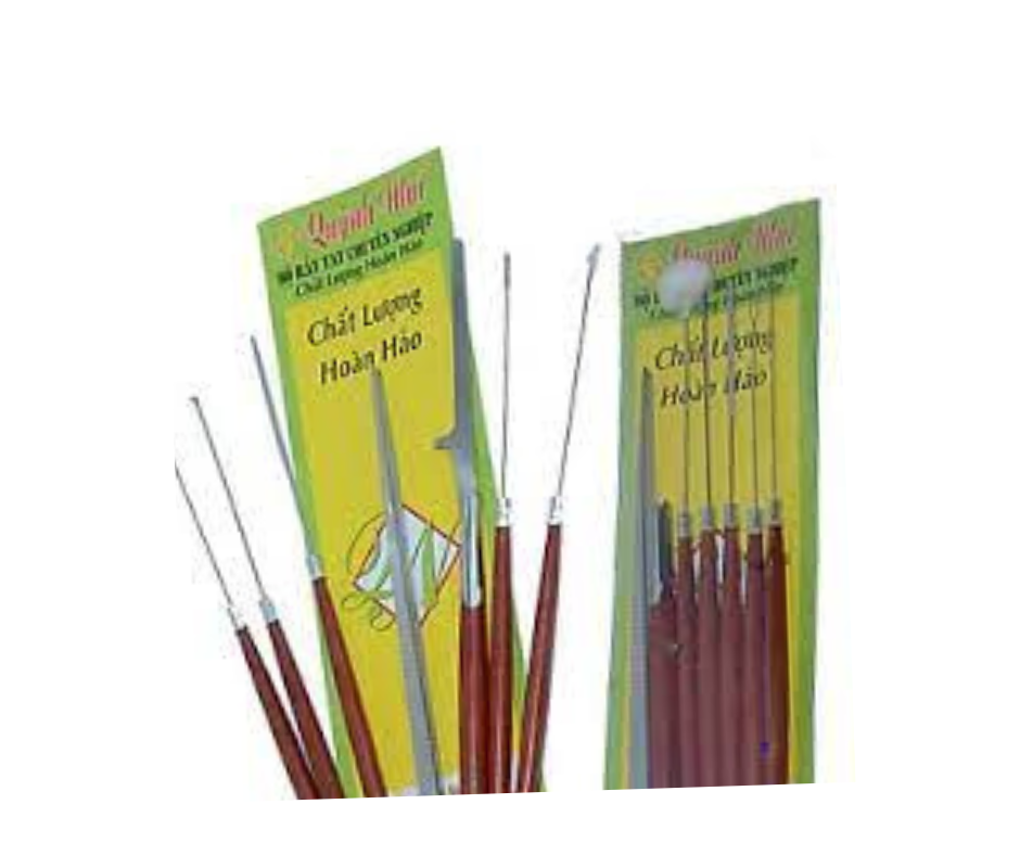 Bộ dụng cụ lấy ráy tai cao cấp 7 món - lấy ráy tai cho bé / người lớn - lấy ráy tai khô tiện ích cho gia đình