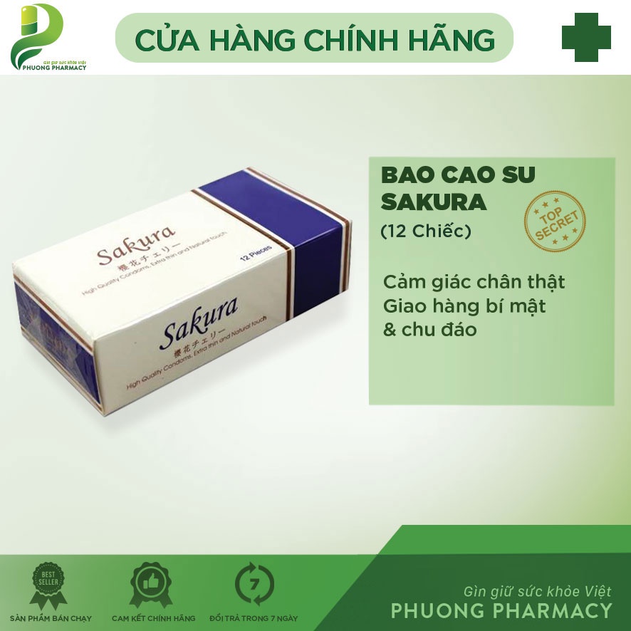 Bao cao su Sarkamura Charm siêu mỏng gai bi nhỏ P111
