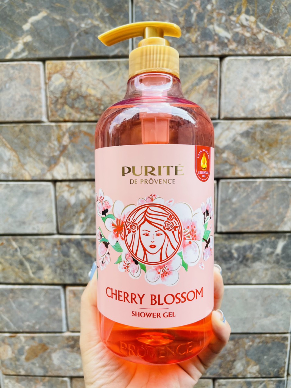 Sữa tắm purite hoa anh đào 850ml