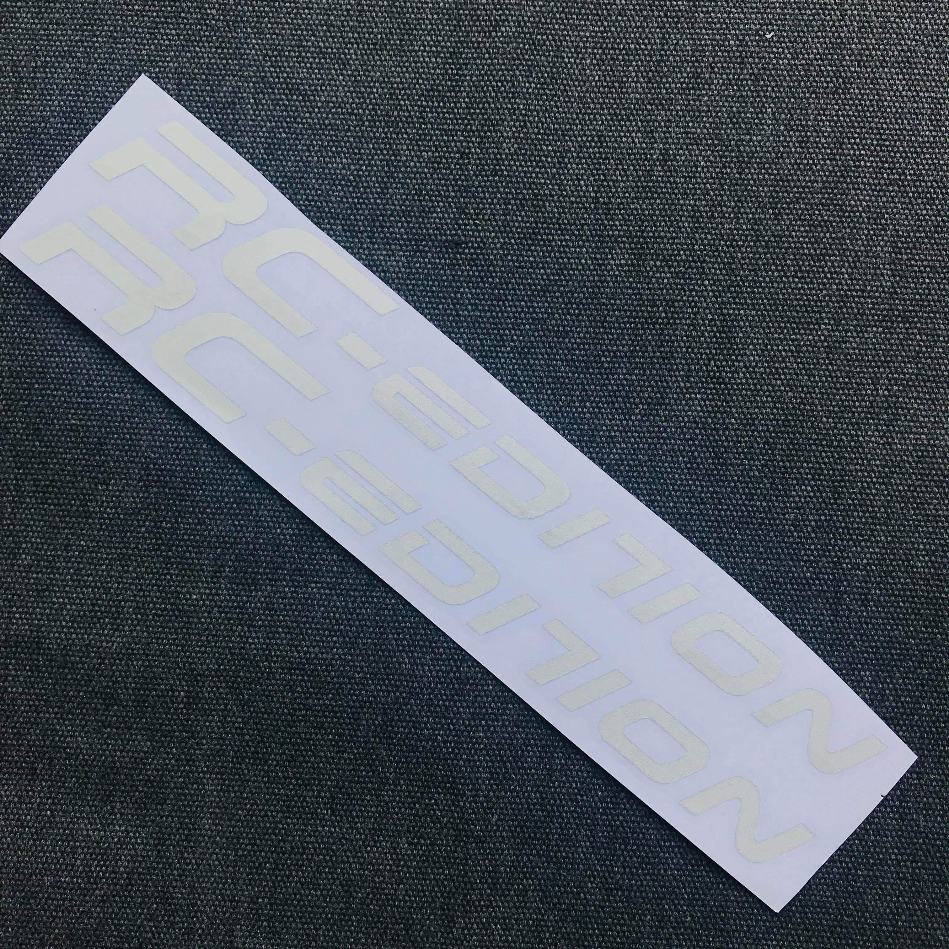 [HCM]Tem dán phuộc phản quang RC-EDITION (MÀU TRẮNG)