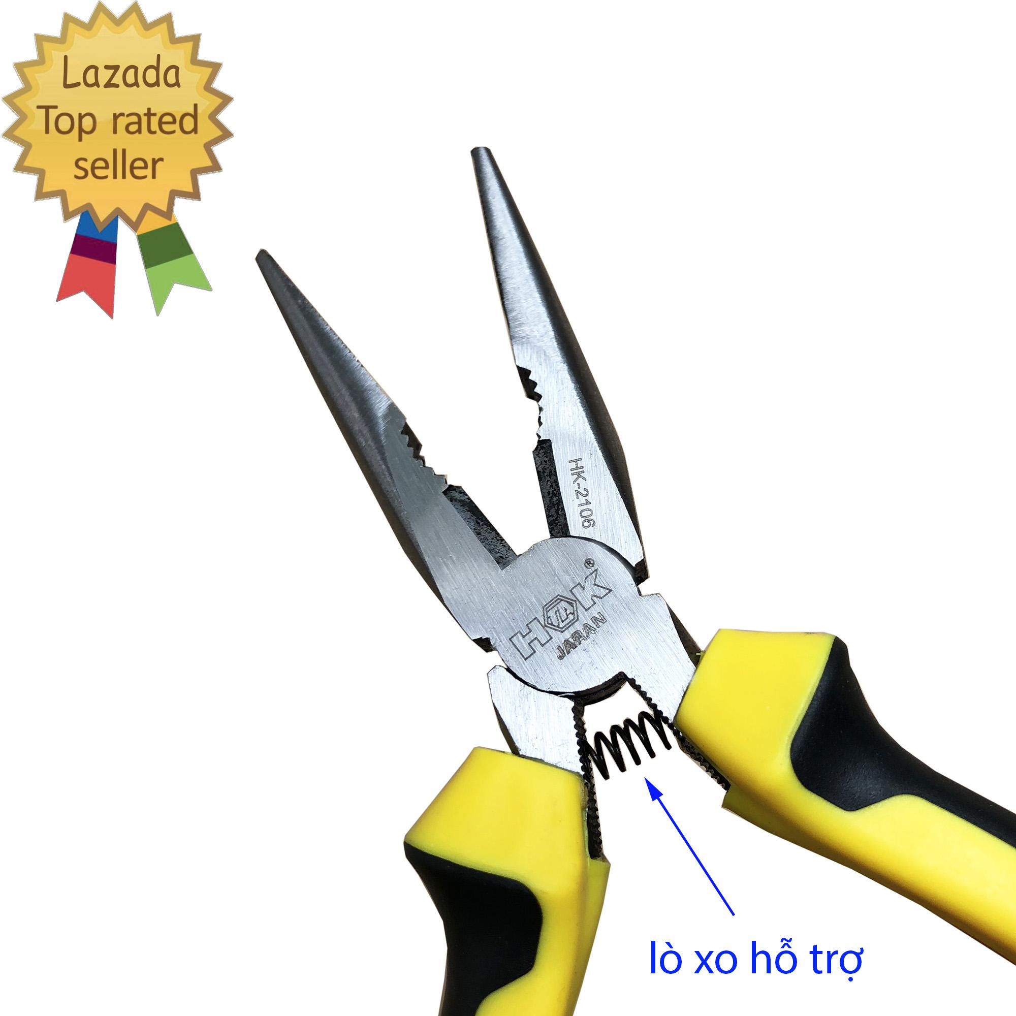 Kìm nhọn Hataka 6 inch - Kềm nhọn chuyên dụng cho thợ sửa chữa, kềm nhọn, kìm gắp