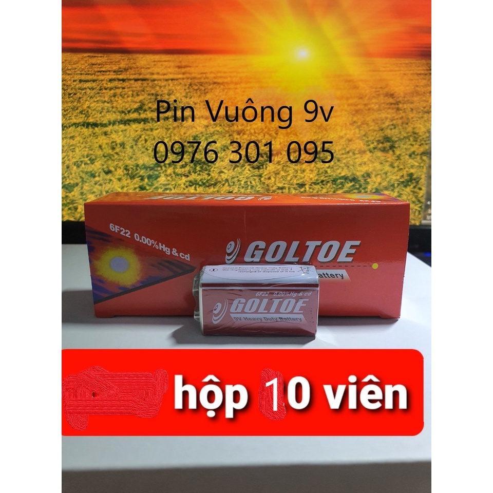 Pin vuông 9v goltoe thông dụng