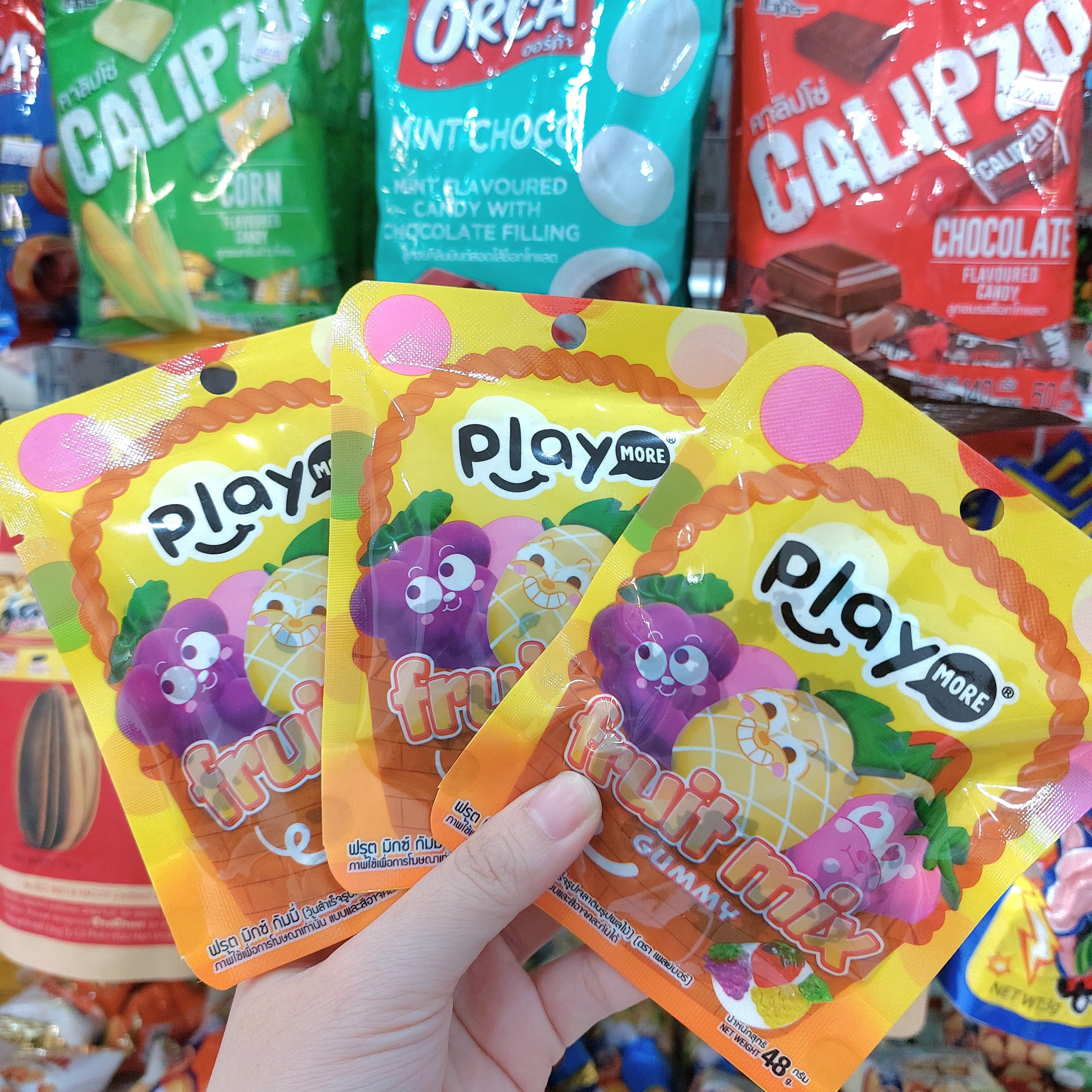 Kẹo dẻo trái cây hỗn hợp Playmore 48g - Bách hóa chú hoài