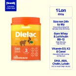 Sữa bột Vinamilk Dielac Gold 3 - Hộp thiếc 850g (cho trẻ từ 1 - 2 tuổi) - Sữa công thức hỗ trợ phát triển trí não của bé, tăng cân, chiều cao