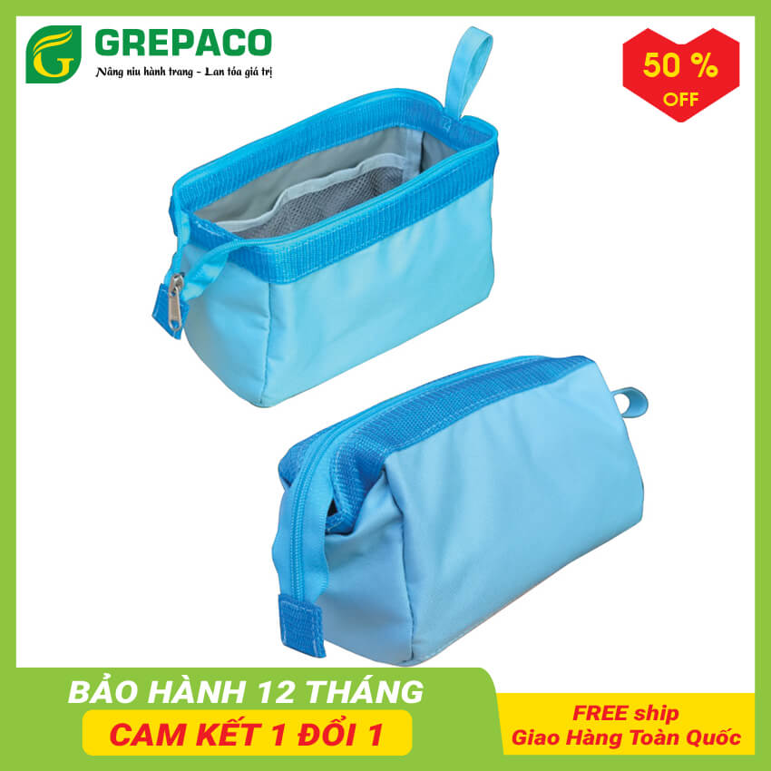 Hộp Đựng Bút Viết Đa Năng Bằng Vải Bố Canvas Tote Đẹp Nhiều Ngăn Dạng Túi Đựng Dụng Cụ Đồ Dùng Học Tập, Phụ Kiện Học Sinh, Sinh Viên, Đồ Cá Nhân Văn Phòng GrepacoBags HB03 – Hàng Chính Hãng