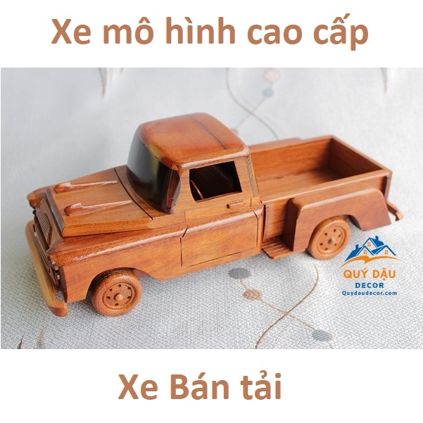 Mô hình xe ô tô bán tải cổ