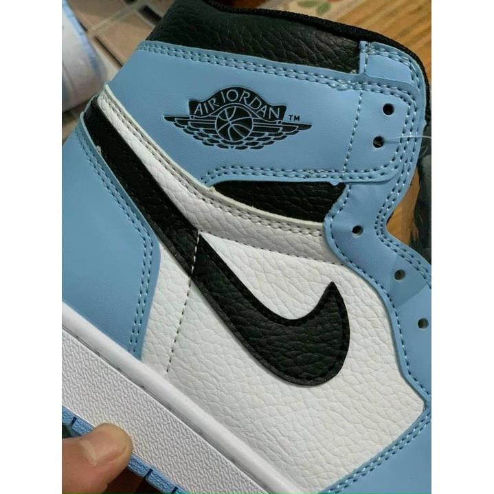 ❈  Giày Jordan 1 High University Blue Giày Thể Thao Air Jordan Xanh Móc Đen Giày JD1 Cổ Cao Cao Nam Nữ Hot 2021