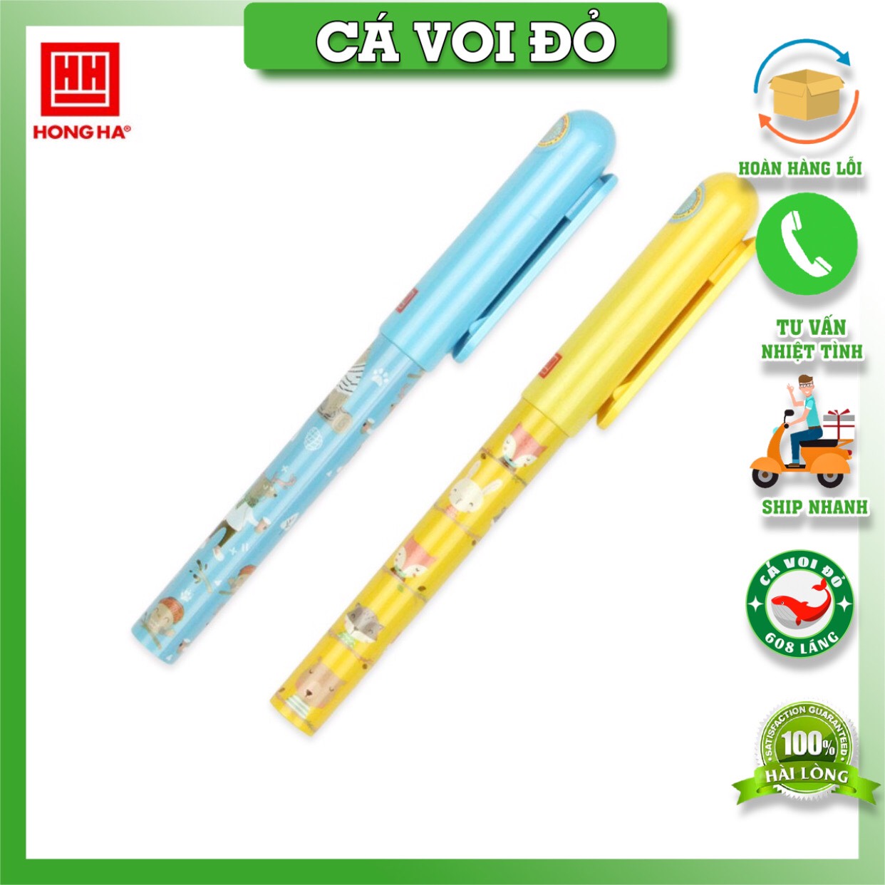 Bút máy nét hoa hồng hà pattern y01 2278
